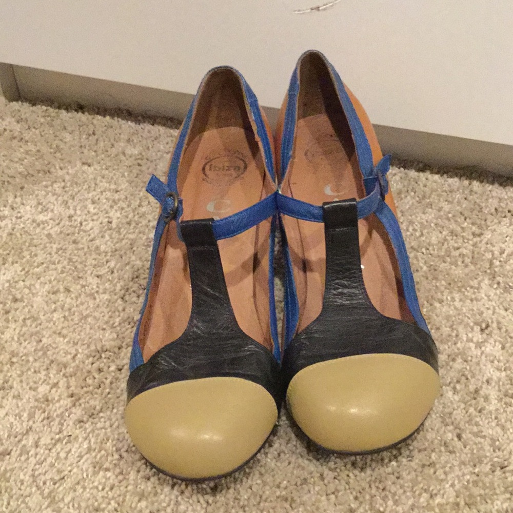 Jeffrey Campbell Ibiza heels with T strap